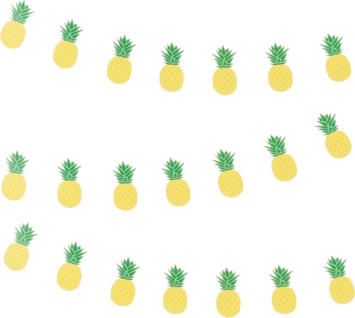 PARTYPRO - Kleine ananas slinger - Decoratie > Slingers en hangdecoraties